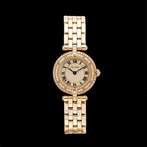 cartier must vendome watch|Cartier panthere vendome ladies watch.